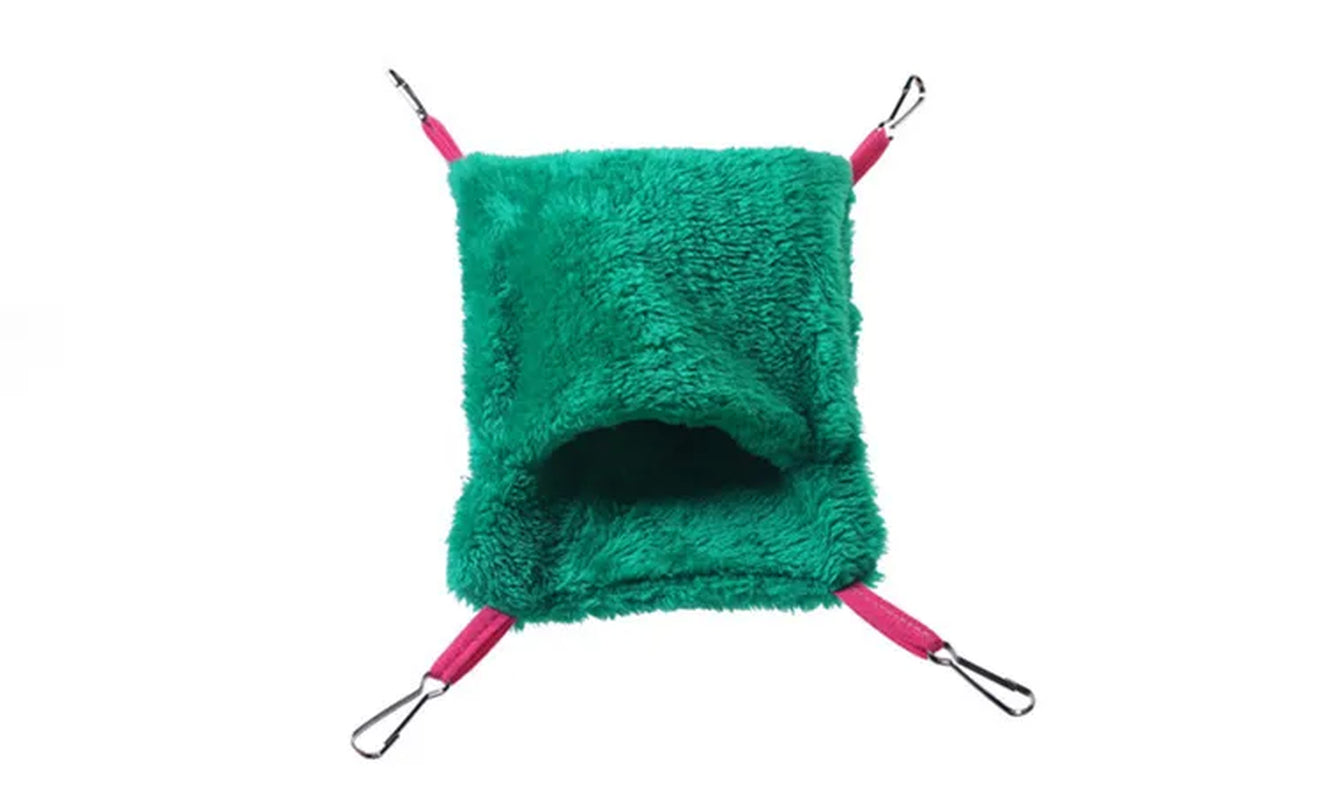 Fleece Hanging Hamster House Pet Bed Rat Hamster Toys Guinea Pig Hammock Cage Bird Sleeping Nest Cage Swing for Small Animals
