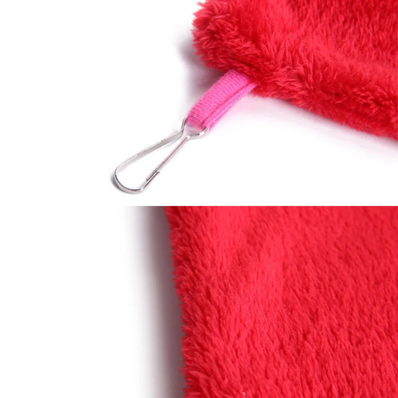 Fleece Hanging Hamster House Pet Bed Rat Hamster Toys Guinea Pig Hammock Cage Bird Sleeping Nest Cage Swing for Small Animals