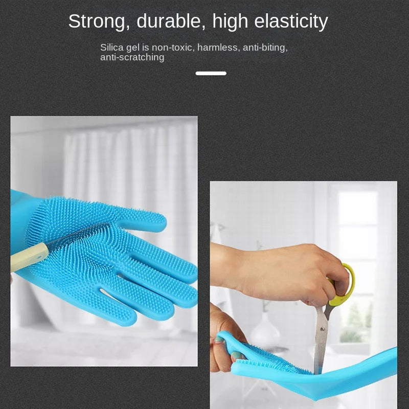 Pet Dogs Cats Shower Gloves Cat Brushes, Silicone Bath Massage Brushes Divine Tools for Dog Bathing Products Pet Accessories