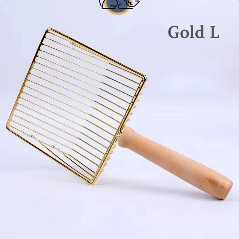 Cat Litter Shovel Wood Handle Cat Litter Shovel Toilet Cleaning Shovel Tools Pet Cleaning Accessories Supplies Cats Pet Products